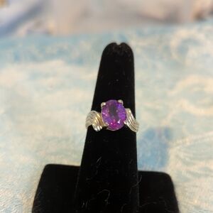 Sterling Silver Amethyst Ring